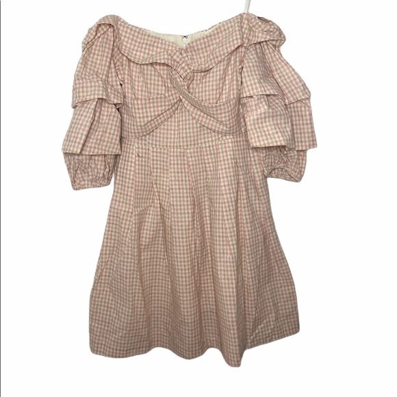 Chriselle x J.O.A. Tiered Sleeve Minidress medium - Picture 2 of 6